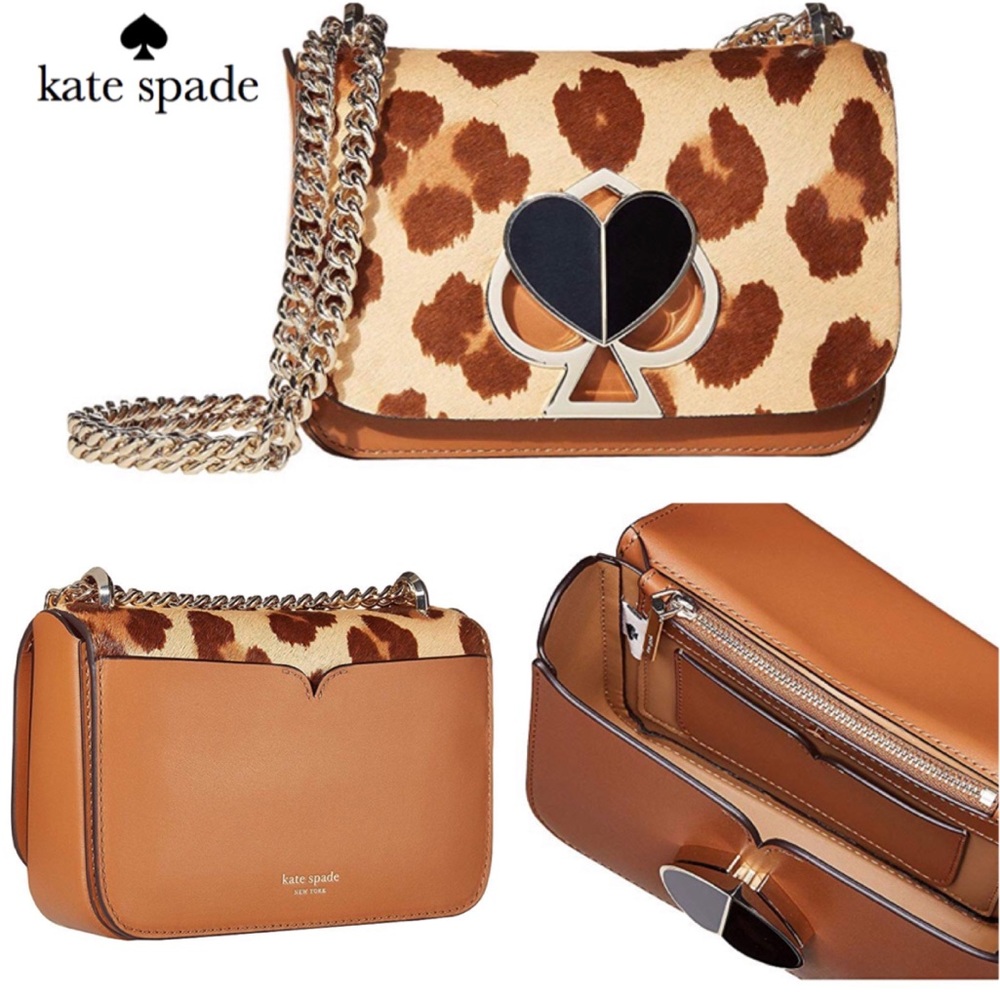Kate Spade Nicola Leopard Calf-hair Crossbody